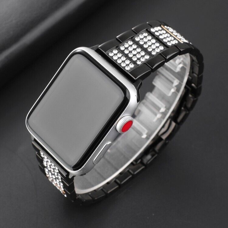 Edelstahl Strass Diamond Bling Armband für Apple Watch 42 | 44 | 45 | 46 | 49 mm