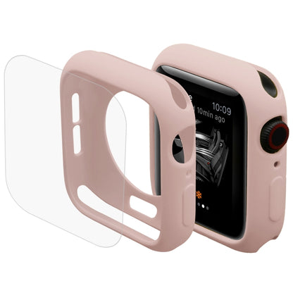 ENKAY Hat-Prince 2-in-1-TPU-Halbmantel-Schutzhülle + 3D-Vollbild-PET-gebogener, wärmebiegender HD-Displayschutz für Apple Watch Series 5 & 4 40 mm - SmartPhoneZubehör.com