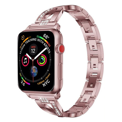 Strass Edelstahlarmband für Apple Watch 7 41mm | 6 & SE & 5 & 4 40mm | 3 & 2 & 1 38mm