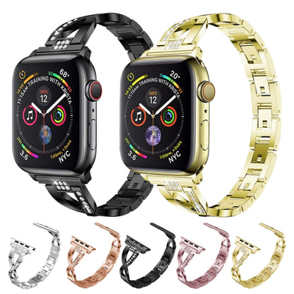 Strass Edelstahlarmband für Apple Watch 7 41mm | 6 & SE & 5 & 4 40mm | 3 & 2 & 1 38mm