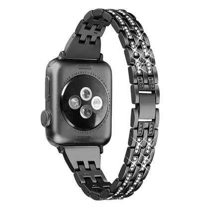 Strass Edelstahlarmband für Apple Watch 7 41 mm | 6 & SE & 5 & 4 40 mm | 3 & 2 & 1 38 mm