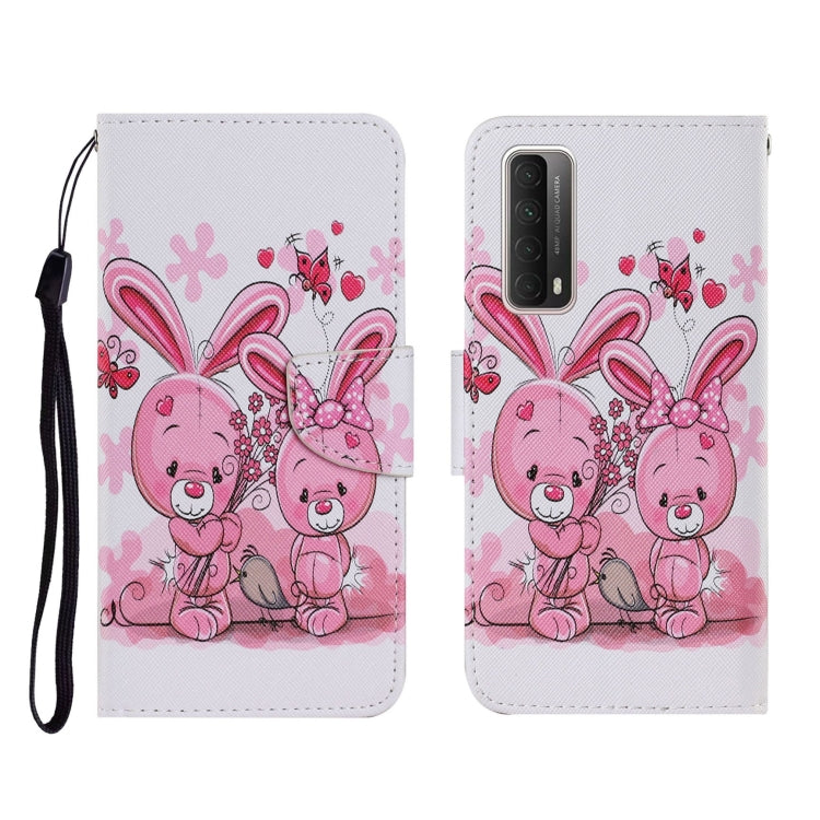 Einhorn Flip PU Leder Handyhülle mit Band für Huawei - SmartPhoneZubehör.com