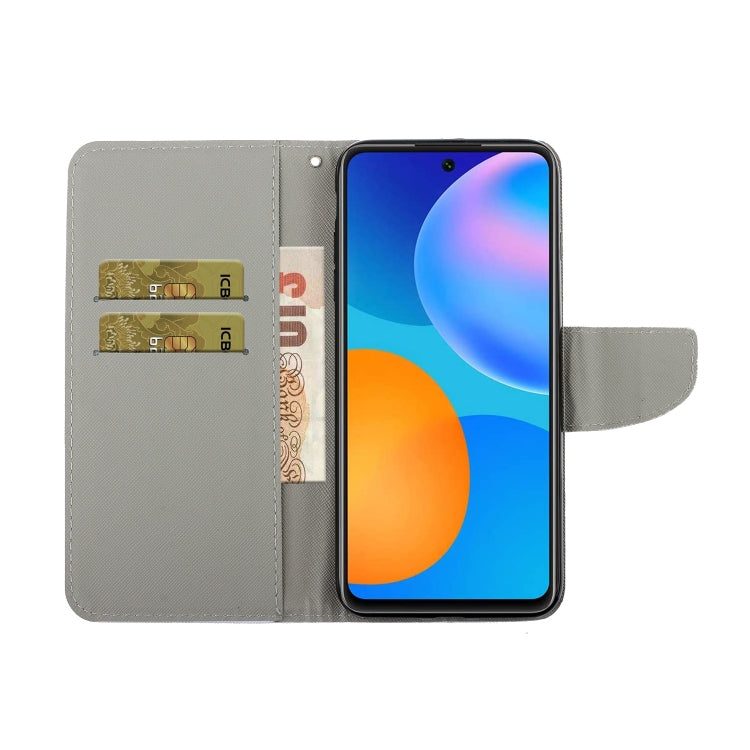 Einhorn Flip PU Leder Handyhülle mit Band für Huawei - SmartPhoneZubehör.com