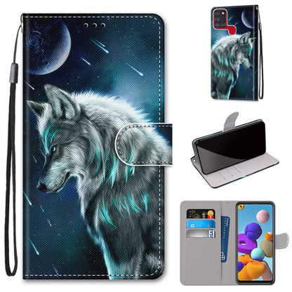 Horizontales Handy Flip-PU-Lederetui mit farbiger Zeichnung , mit Halter, Kartenfächern, Brieftasche und Umhängeband, Series 1 - SmartPhoneZubehör.com