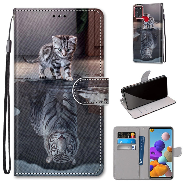 Horizontales Handy Flip-PU-Lederetui mit farbiger Zeichnung , mit Halter, Kartenfächern, Brieftasche und Umhängeband, Series 1 - SmartPhoneZubehör.com