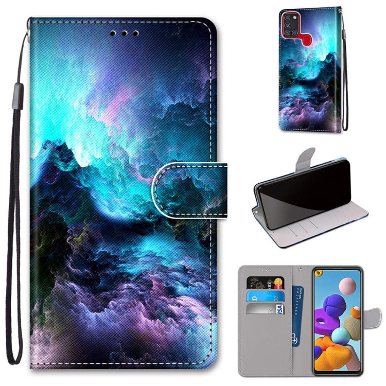 Horizontales Handy Flip-PU-Lederetui mit farbiger Zeichnung , mit Halter, Kartenfächern, Brieftasche und Umhängeband, Series 1 - SmartPhoneZubehör.com