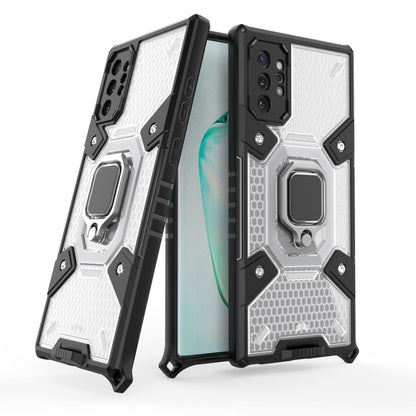 Space PC + TPU Handy Schutzhülle mit Ringhalter, Series 1 - SmartPhoneZubehör.com