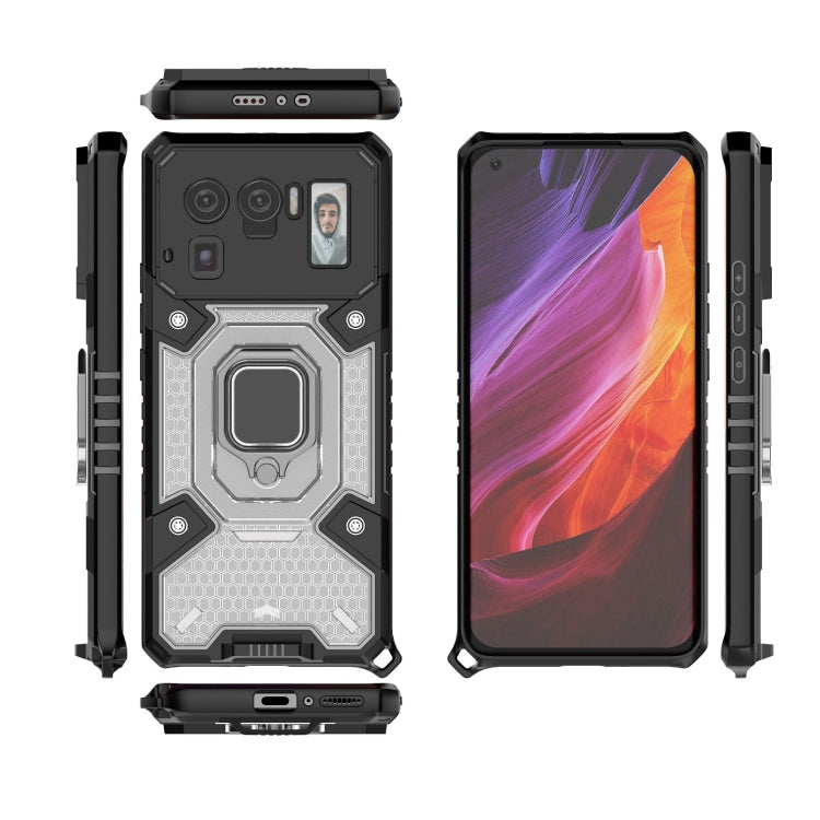 Space PC + TPU Handy Schutzhülle mit Ringhalter, Series 1 - SmartPhoneZubehör.com