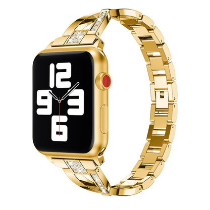 Strass Edelstahlarmband für Apple Watch 7 41mm | 6&SE&5&4 40mm | 3&2&1 38mm | 7 45mm | 6&SE&5&4 44mm | 3&2&1 42mm