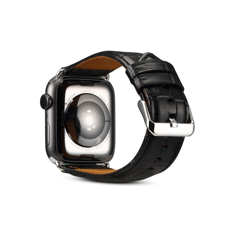 Leder Armband für Apple Watch 38/40/41/42/44/45/46/49 mm Krokostruktur - SmartPhoneZubehör.com