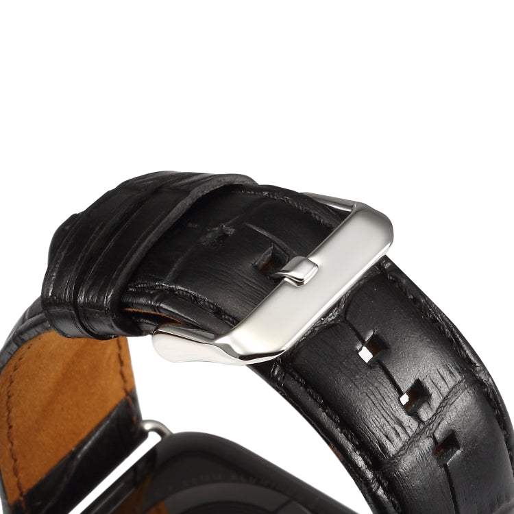 Leder Armband für Apple Watch 38/40/41/42/44/45/46/49 mm Krokostruktur - SmartPhoneZubehör.com