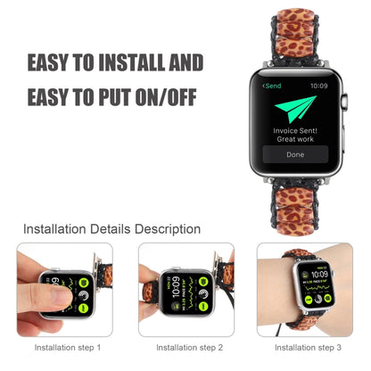 Holzperlenarmband für die Apple Watch 7 41mm | 6&SE&5&4 40mm | 3&2&1 38mm | 7 45mm | 6&SE&5&4 44mm | 3&2&1 42mm