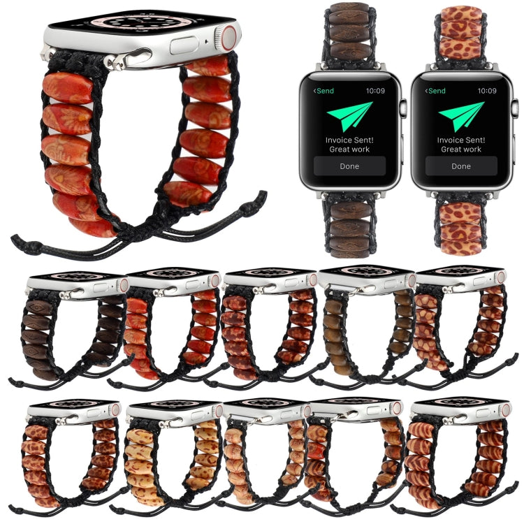 Holzperlenarmband für die Apple Watch 7 41mm | 6&SE&5&4 40mm | 3&2&1 38mm | 7 45mm | 6&SE&5&4 44mm | 3&2&1 42mm