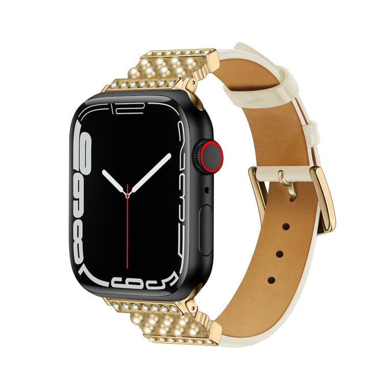 Armband mit Strass / Perlen für Apple Watch 38/40/41/42/44/45/46/49 mm - SmartPhoneZubehör.com