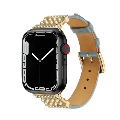 Armband mit Strass / Perlen für Apple Watch 38/40/41/42/44/45/46/49 mm - SmartPhoneZubehör.com