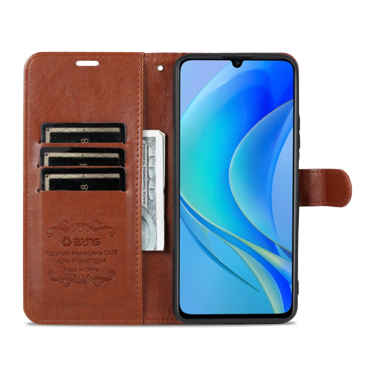 AZNS Flip Leder Handyhülle mit Struktur für Huawei Enjoy, Nova - SmartPhoneZubehör.com