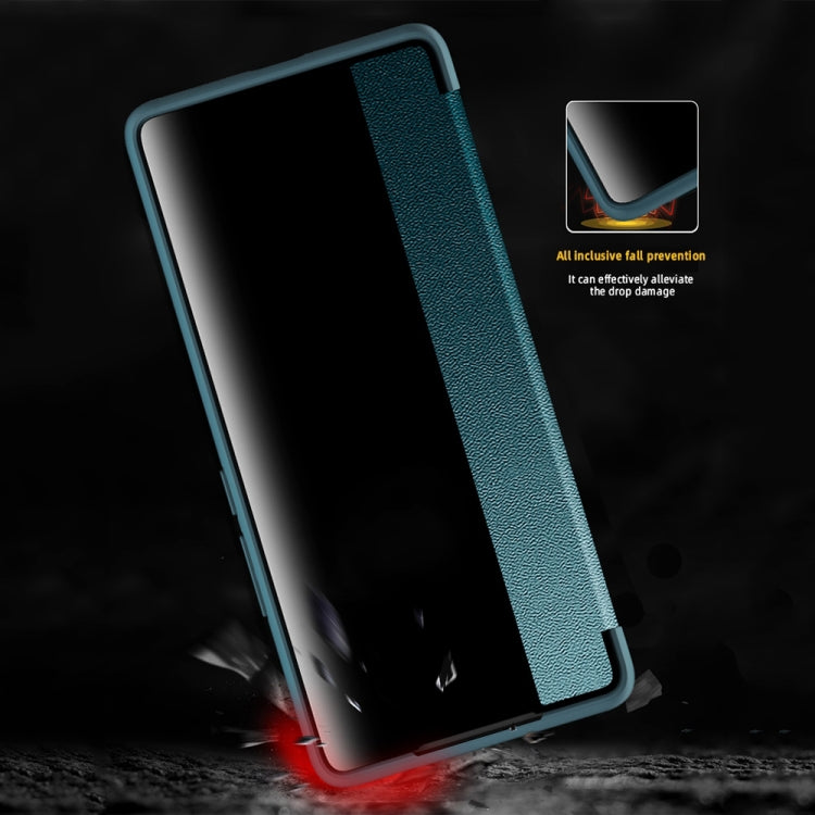 Magnetische, stoßfeste, horizontale Flip TPU Lederhülle - SmartPhoneZubehör.com