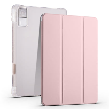 3-fach faltbare, transparente TPU-Smart-Leder-Tablet-Hülle mit Stiftschlitz - SmartPhoneZubehör.com