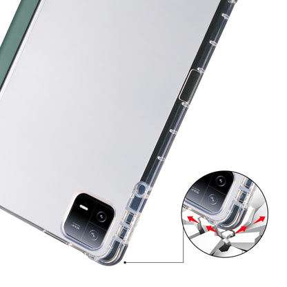 3-fache, durchsichtige TPU-Smart-Leder-Tablet-Hülle mit Stiftschlitz, Series 2 - SmartPhoneZubehör.com