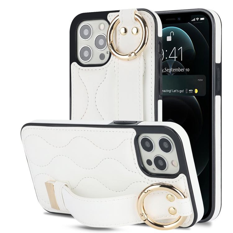 Rutschfeste, vollständig abdeckende Ring PU Leder Handy Schutzhülle mit Halteband, Series 4 - SmartPhoneZubehör.com