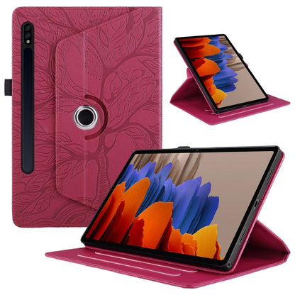 Tree Life 360 Grad Rotations Tablet Schutzhülle aus Leder - SmartPhoneZubehör.com