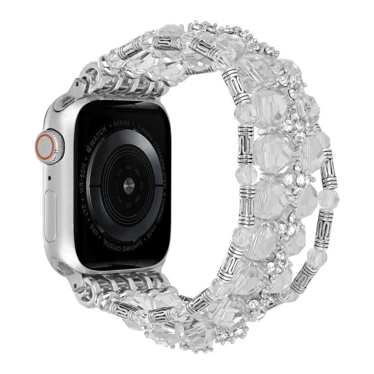 Armband mit Strass Perlen für Apple Watch SE 2023 44mm | SE 2023 40mm | Ultra 2 49mm | 9 45mm | 9 41mm | Ultra 49mm | 8 41mm