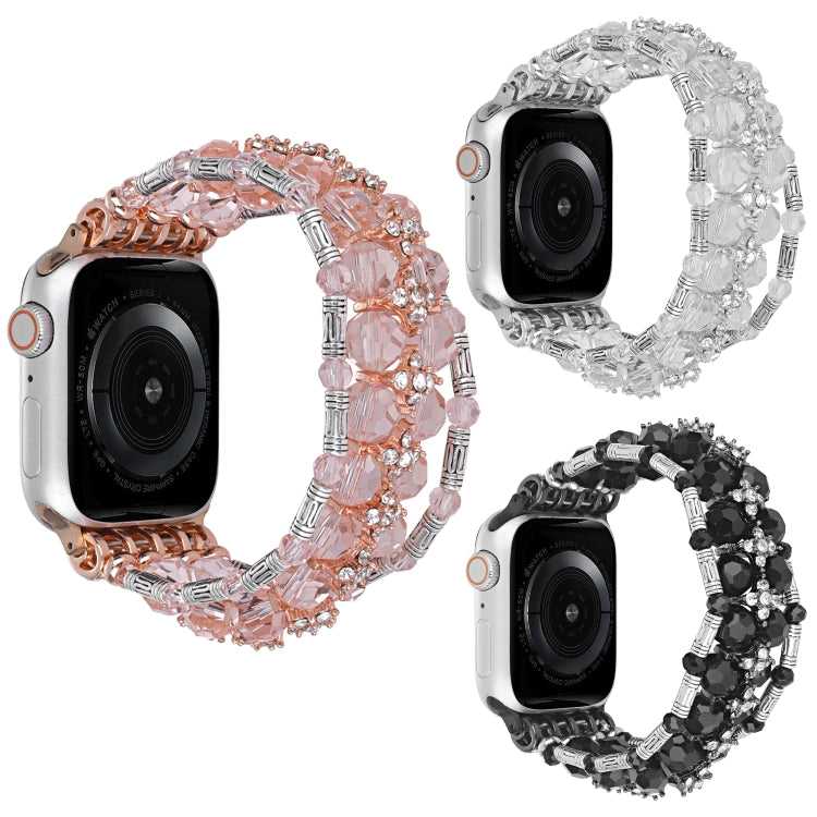 Armband mit Strass Perlen für Apple Watch SE 2023 44mm | SE 2023 40mm | Ultra 2 49mm | 9 45mm | 9 41mm | Ultra 49mm | 8 41mm