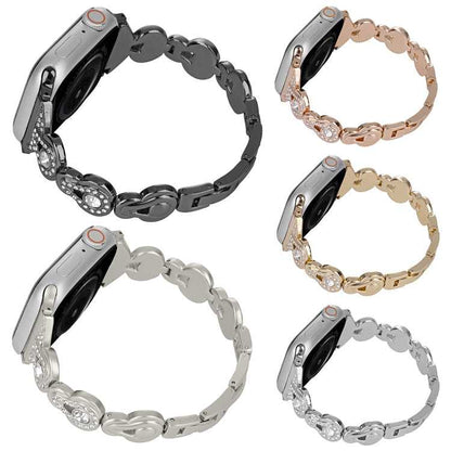 Strass Glitzer Armband für Apple Watch 4 44mm | 4 40mm | 3 38mm | 3 42mm | 2 42mm | 2 38mm