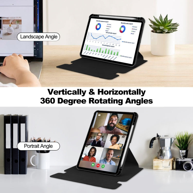 Transparente Rotation Smart Tablet Schutzhülle aus PU Leder mit Tastatur - SmartPhoneZubehör.com