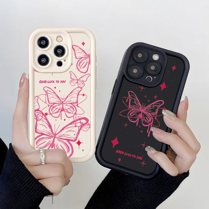 TPU Handyhülle mit Schmetterling Motiv für iPhone 12 Pro Max | iPhone 12 Pro