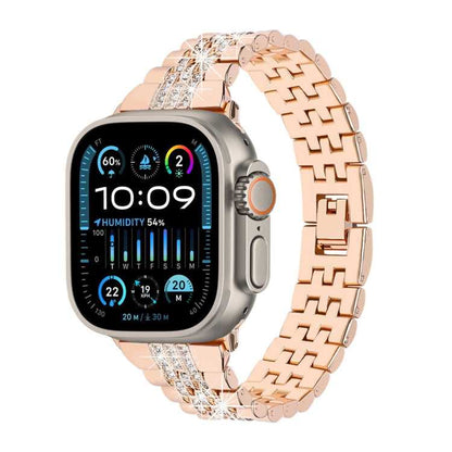 Strass Glitzer Armband für Apple Watch SE 2023 44mm | Ultra 2 49mm | Series 9 45mm | Ultra 49mm | 8 45mm | SE 2022 44mm