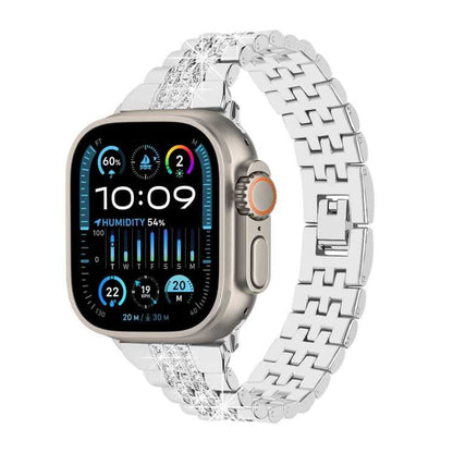 Strass Glitzer Armband für Apple Watch SE 2023 44mm | Ultra 2 49mm | Series 9 45mm | Ultra 49mm | 8 45mm | SE 2022 44mm