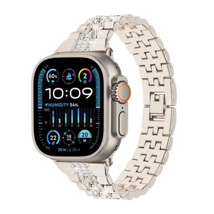 Strass Glitzer Armband für Apple Watch SE 2023 44mm | Ultra 2 49mm | Series 9 45mm | Ultra 49mm | 8 45mm | SE 2022 44mm