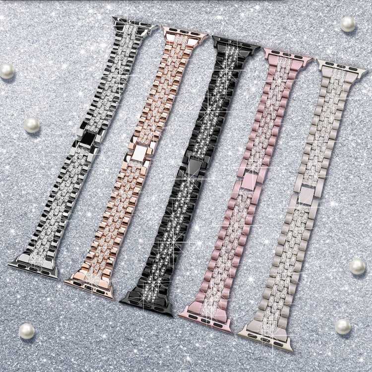 Strass Glitzer Armband für Apple Watch SE 2023 44mm | Ultra 2 49mm | Series 9 45mm | Ultra 49mm | 8 45mm | SE 2022 44mm