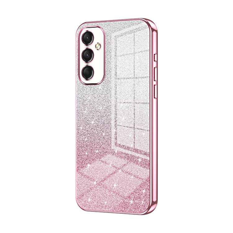 Galvanisierte Handyhülle mit Farbverlauf-Glitzerpulver, For Samsung Galaxy A56, For Samsung Galaxy A26, For Samsung Galaxy A36, For Samsung Galaxy A16 5G