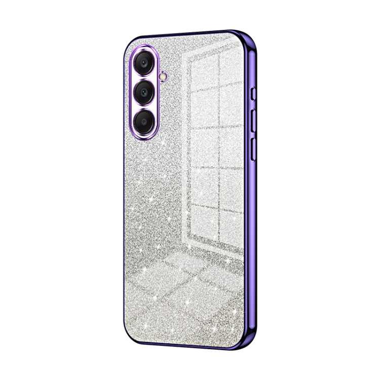 Galvanisierte Handyhülle mit Farbverlauf-Glitzerpulver, For Samsung Galaxy A56, For Samsung Galaxy A26, For Samsung Galaxy A36, For Samsung Galaxy A16 5G