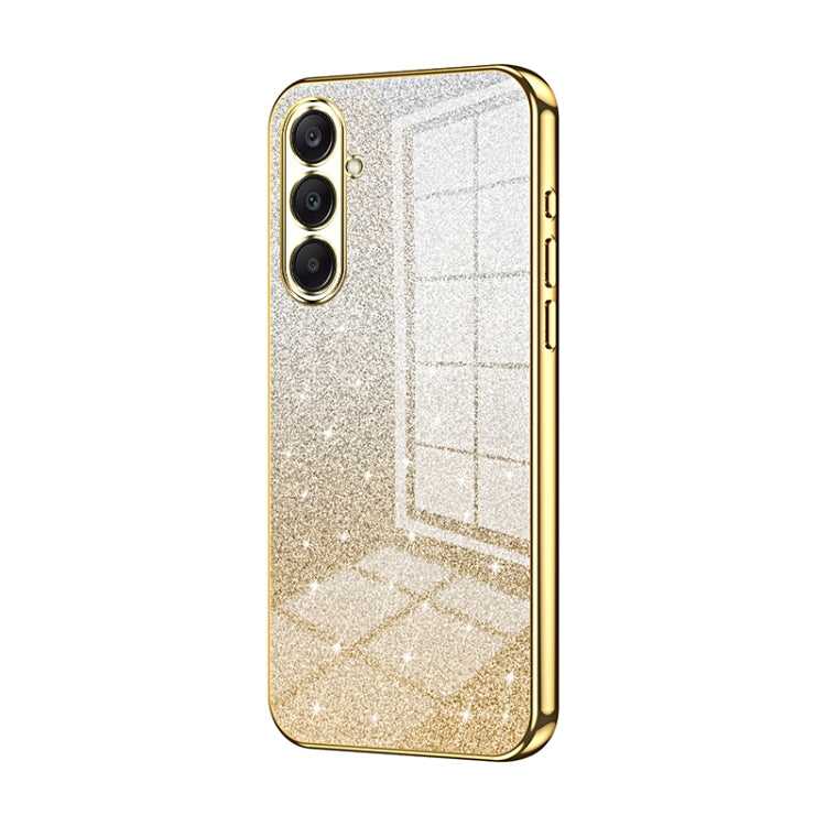 Galvanisierte Handyhülle mit Farbverlauf-Glitzerpulver, For Samsung Galaxy A56, For Samsung Galaxy A26, For Samsung Galaxy A36, For Samsung Galaxy A16 5G