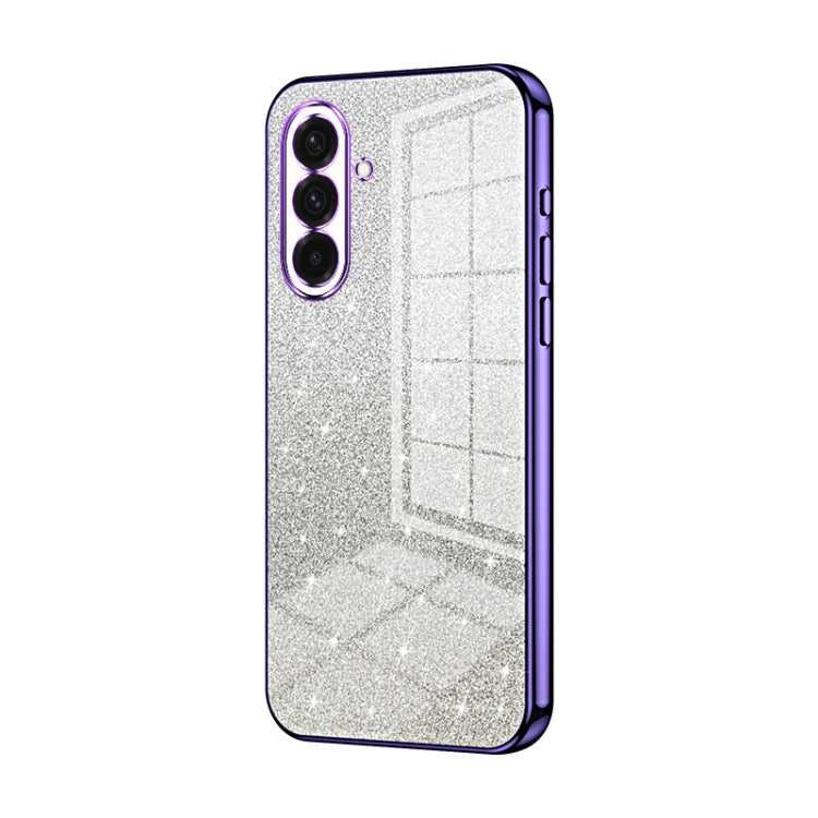 Galvanisierte Handyhülle mit Farbverlauf-Glitzerpulver, For Samsung Galaxy A56, For Samsung Galaxy A26, For Samsung Galaxy A36, For Samsung Galaxy A16 5G