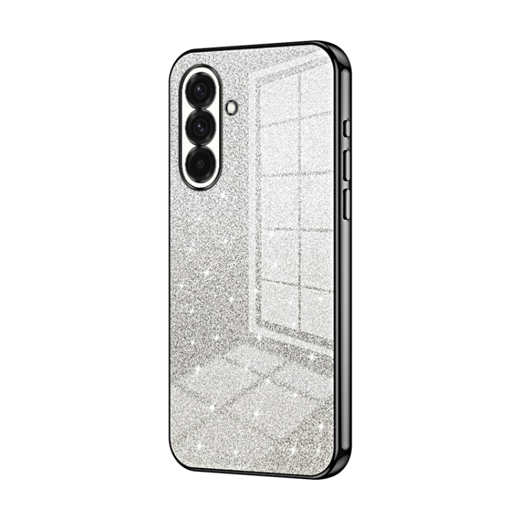 Galvanisierte Handyhülle mit Farbverlauf-Glitzerpulver, For Samsung Galaxy A56, For Samsung Galaxy A26, For Samsung Galaxy A36, For Samsung Galaxy A16 5G