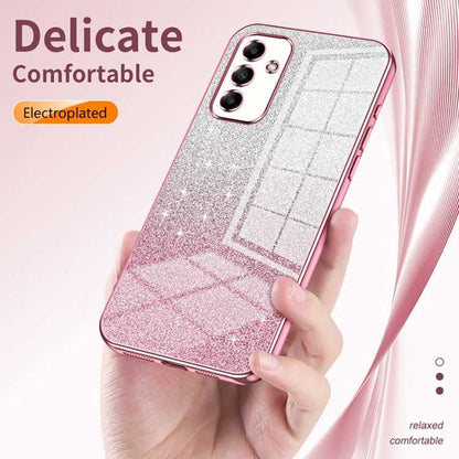 Galvanisierte Handyhülle mit Farbverlauf-Glitzerpulver, For Samsung Galaxy A56, For Samsung Galaxy A26, For Samsung Galaxy A36, For Samsung Galaxy A16 5G