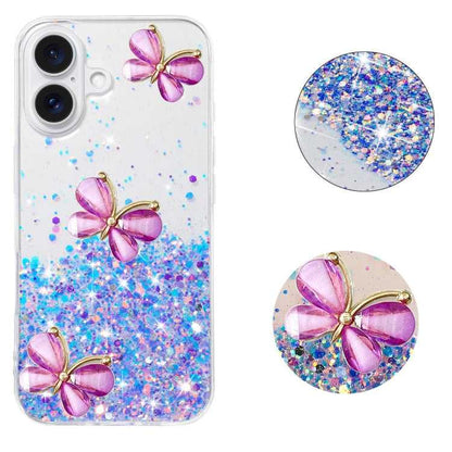 Glitzer TPU Handyhülle für iPhone 16 Pro Max | 16 Pro | 6 Plus | 16 | 15 Pro Max | 15 Pro | 15 Plus | 15