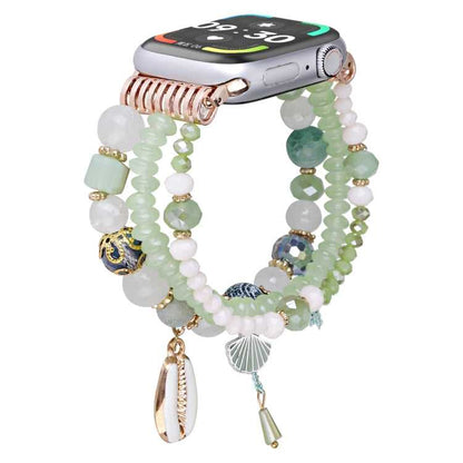 Armband mit Muschelperlen/ Kette für Apple Watch 46mm | 49mm | 45mm | 44mm | 42mm | 41mm | 40mm | 38mm