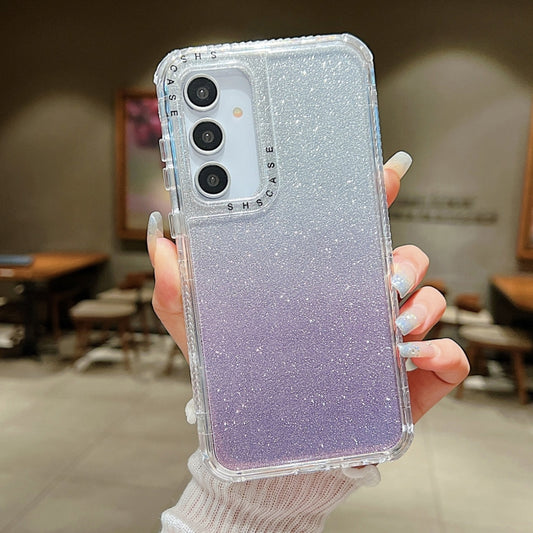 TPU + PC Glitzer Handyhülle 360 Grad für Samsung Galaxy A55 5G