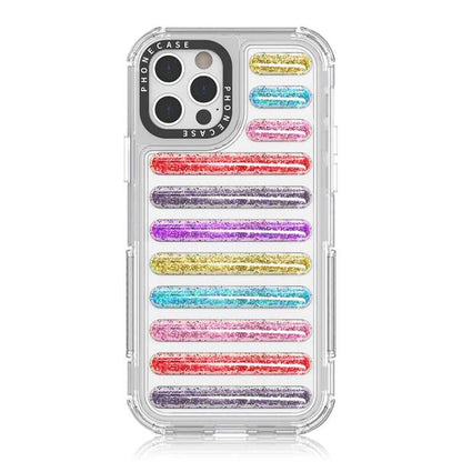 Glitzer TPU Handyhülle für iPhone 14 Pro Max | 13 Pro Max | 13 Pro | 12 / 12 Pro | 12 Pro Max