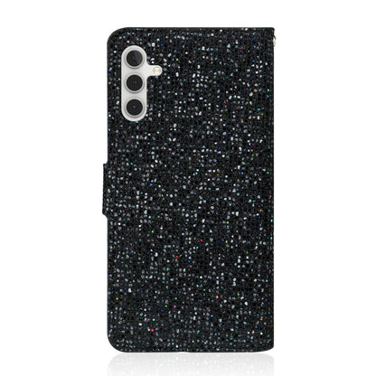 Handyhülle aus Leder mit Glitzerpuder für Samsung Galaxy S25 5G | S25+ 5G | S25 Ultra 5G | S24 FE 5G | S23 FE 5G