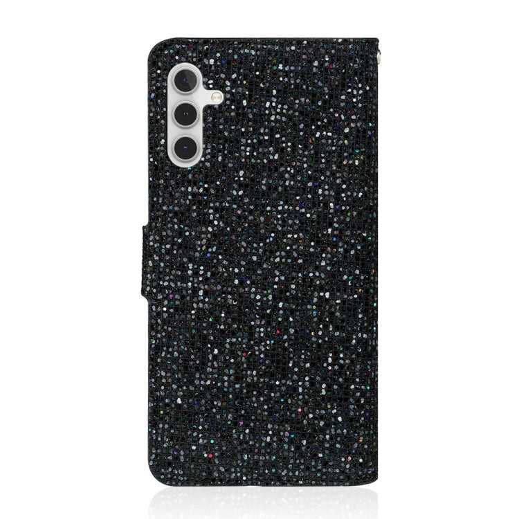 Leder Glitter Handyhülle zum Klappen für Samsung Galaxy A16 4G / 5G