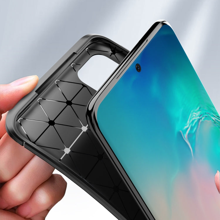 Carbon Fiber Texture Stoßfeste TPU Handy Schutzhülle - SmartPhoneZubehör.com