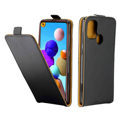 Vertikales Flip TPU + PU Lederetui im Business-Stil mit Kartensteckplatz - SmartPhoneZubehör.com