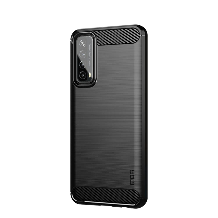 Weiches TPU-Gehäuse aus gebürsteter Kohlefaser der MOFI Gentleness-Serie - SmartPhoneZubehör.com