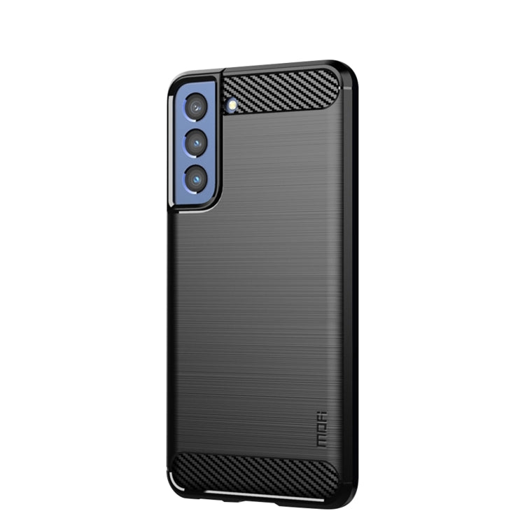 Weiches TPU-Gehäuse aus gebürsteter Kohlefaser der MOFI Gentleness-Serie - SmartPhoneZubehör.com